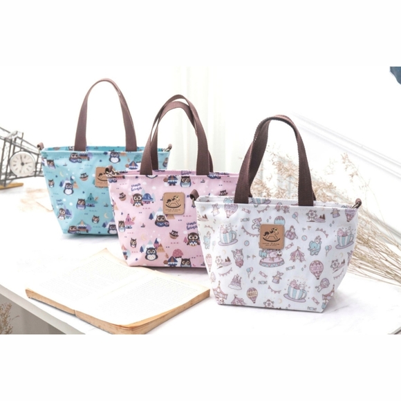 Waterproof Corgi Crossbody Convertible Handbag Mini Travel Tote W/ Strap - Picture 4 of 7